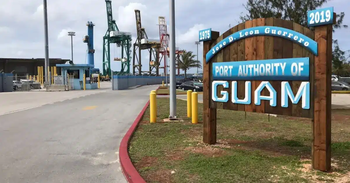 Guam shipping services at the port service provided by XRT logistics