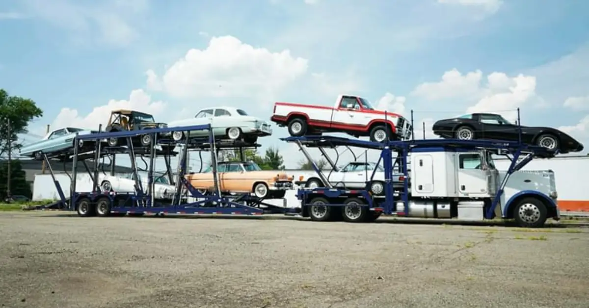 ship your classic car open trailer